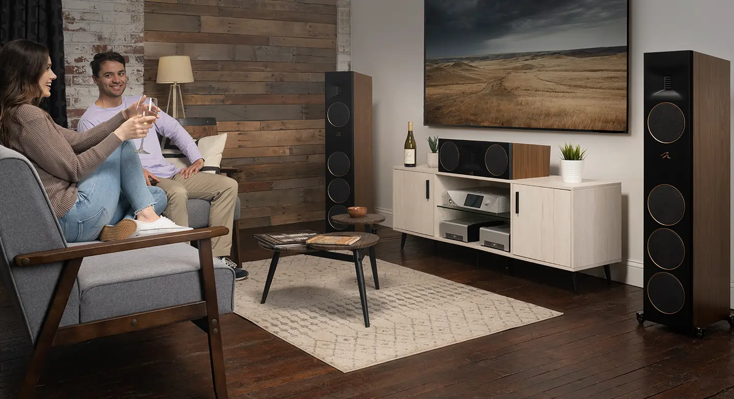Martin Logan Speakers in a Residential Project